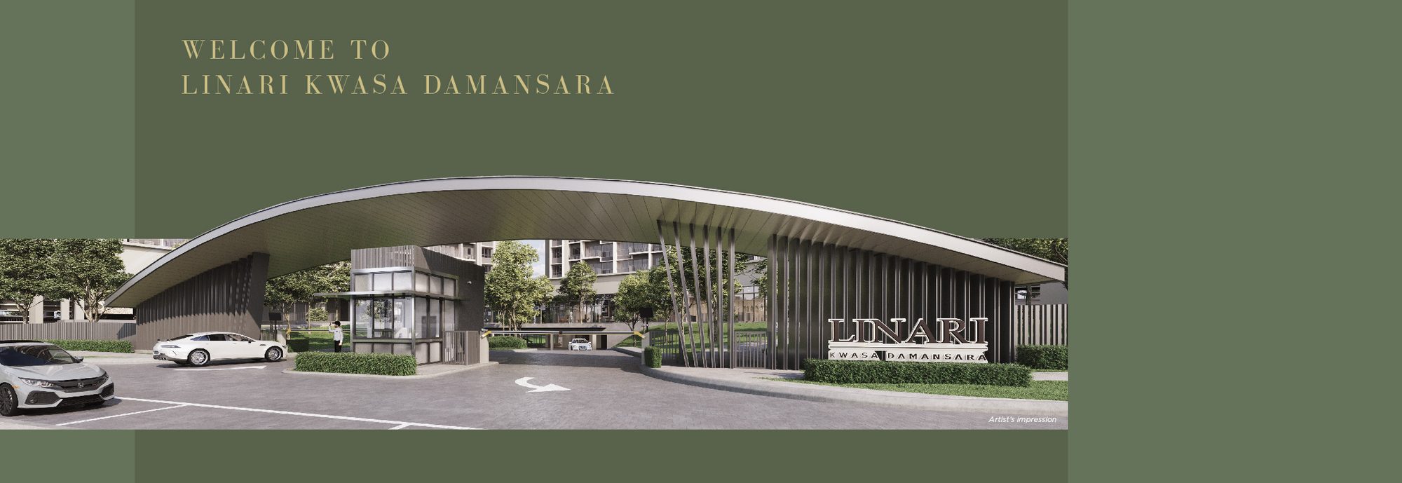 Grand entrance gateway