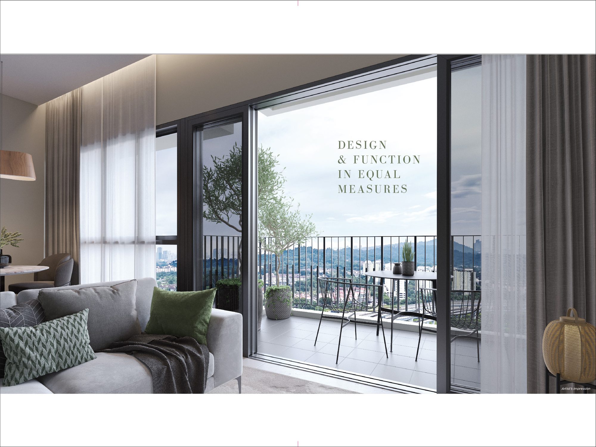 Spacious living interior