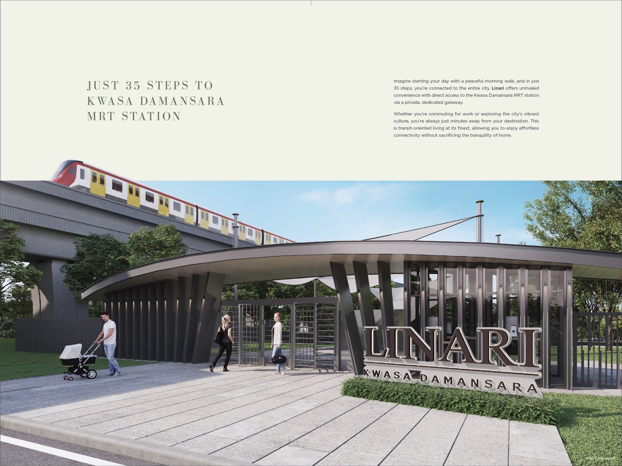 MRT station gateway